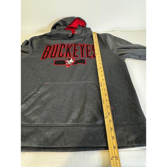 Scarlet & Gray Ohio State Buckeyes Men's‎ Hoodie Size M - Picture 6 of 8